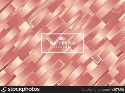 Abstract gradient rose gold color metallic sheep pattern design background. Use for ad, poster, artwork, template design, print. illustration vector eps10
