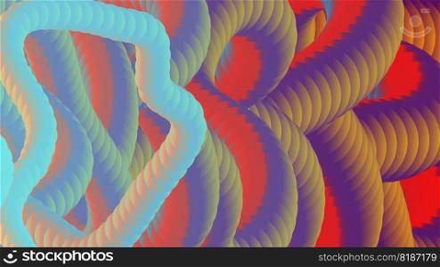 Abstract gradient. The layout of the screensaver, cover, poster, banner, poster is made of smooth colored lines. Template for interior design, creative design and creative ideas