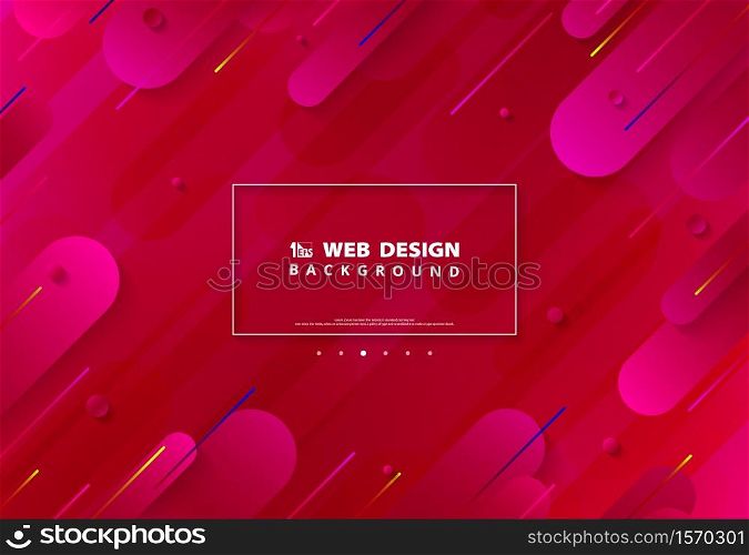 Abstract gradient vivid pink cover design of web page background. Decorate for ad, poster, artwork, template design, print. illustration vector eps10