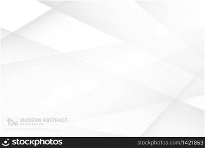 Abstract gradient white and gray technology template design artwork background. Decorate for ad, poster, print, template, cover. illustration vector eps10