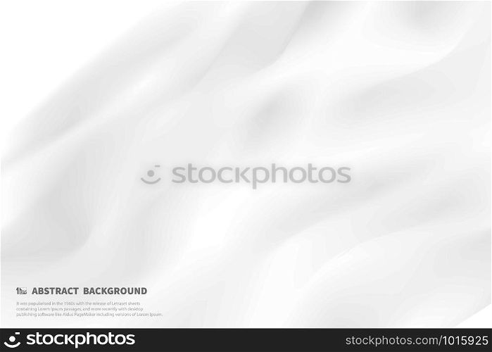 Abstract gradient white gray mesh decoration trendy design background. You can use for ad, poster, artwork, template design. illustration vector eps10
