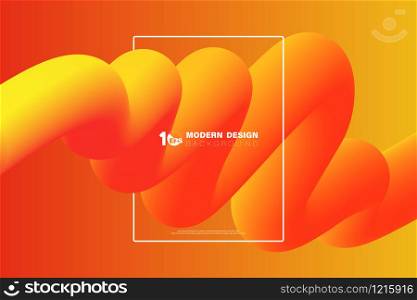 Abstract gradient yellow and orange color stripe motion line artwork design background. Decorate for ad, poster, artwork, template design, print, cover, annual report. illustration vector eps10