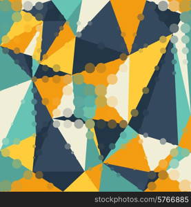 Abstract graphic background of polygon triangle shapes.