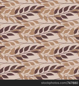 Abstract grass and branch seamless pattern. Vector illustration on background. Abstract grass and branch seamless pattern. Vector illustration