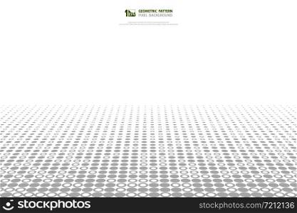 Abstract gray and white circle pixel pattern cover background. You can use for ad, poster, artwork, presentation, cover design. illustration vector eps10