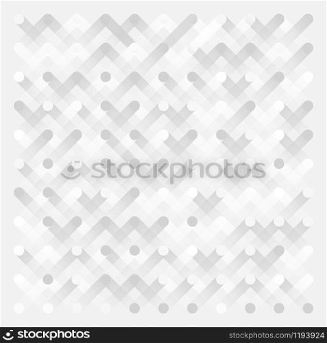 Abstract gray and white line technology design cross line pattern background. Decorate for futuristic artwork, ad, template design. illustration vector eps10