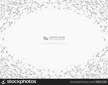 Abstract gray and white triangle pattern decoration for modern design background. You can use for ad, poster, artwork, template design. illustration vector eps10