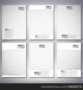 Abstract gray background, triangle design vector. Brochure, flyer or report for business, templates vector.