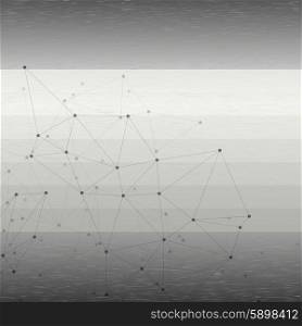 Abstract gray background vector illustration, background for communication.