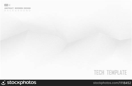 Abstract gray line of zig zag modern design for ad, headline, text space background. Use for ad, template design, annual report. illustration vector eps10