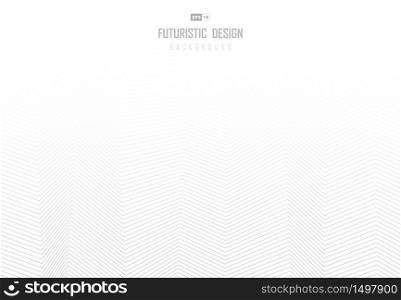 Abstract gray line zigzag pattern design with copy space of text background. Use for presentation, ad, poster, template design, print. illustration vector eps10