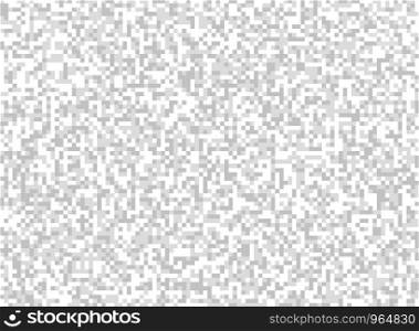 Abstract gray pattern pixel square geometric background. You can use for art design, template, print. illustration vector eps10