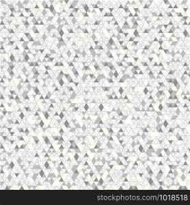 Abstract gray triangle tech of decoration background. You can use for poster, ad, artwork, template design. illustration vector eps10