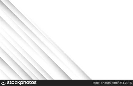 Abstract gray white diagonal line geometry subtle blank space background texture vector illustration.