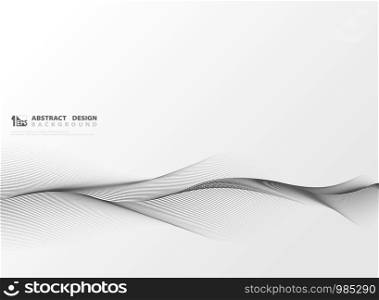 Abstract great stripe line wavy pattern design of decoration. You can use for ad, poster, artwork, template design. illustration vector eps10