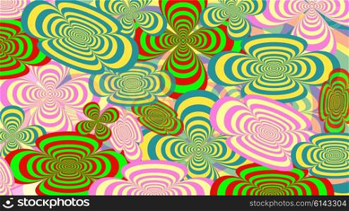 Abstract Green and Pink Background Vector Illustration. EPS10