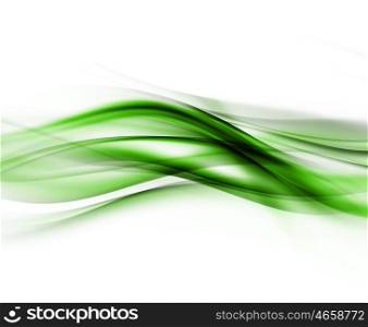 Abstract Green Background. Abstraction Modern Waved.