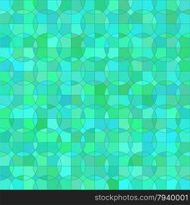 Abstract Green Background. Modern Green Ornamental Pattern. Green Background