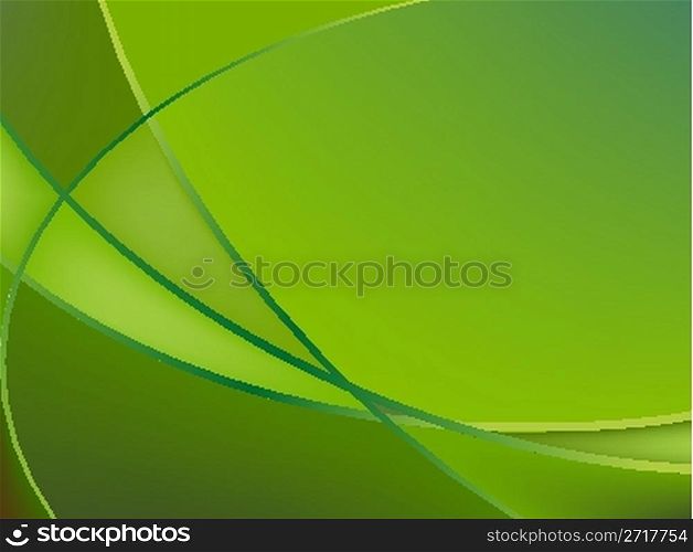 abstract green background, vector art illustration