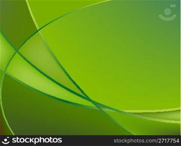 abstract green background, vector art illustration