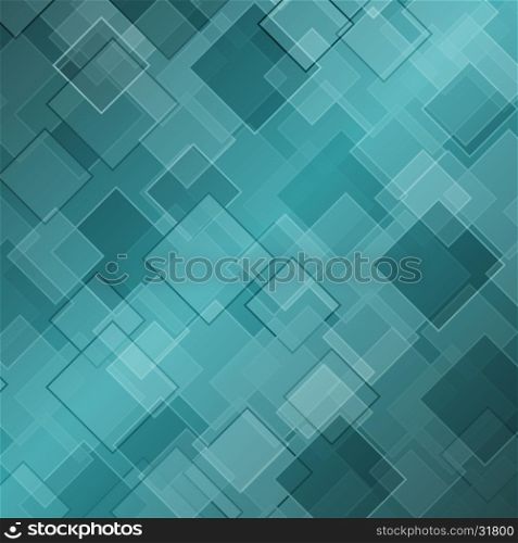 Abstract green background with rhombus, stock vector