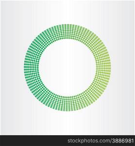 abstract green circle background with squares