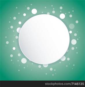 Abstract green color Circle background