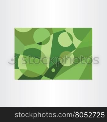 abstract green geometric background vector