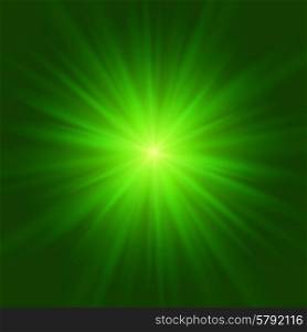 Abstract green glowing background. Vector illustration. Abstract green glowing background. Vector illustration EPS 10