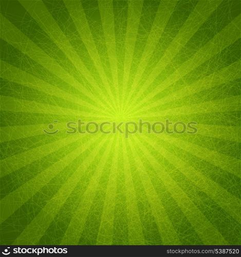 Abstract green grunge vector background