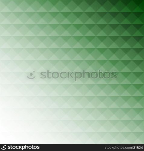 Abstract green mosaic design background, stock vector