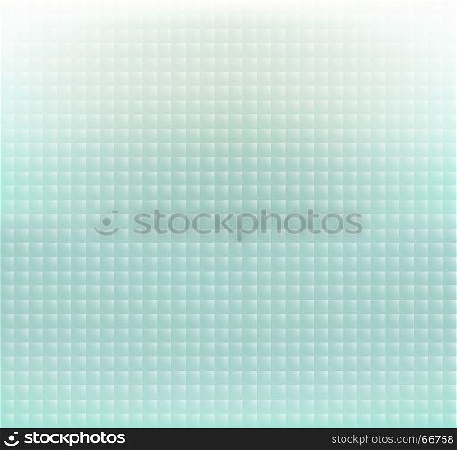Abstract green pastels square pixels background, vector illustration, frosted glass