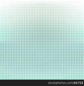 Abstract green pastels square pixels background, vector illustration, frosted glass