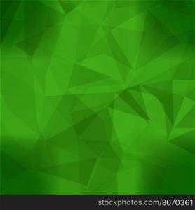 Abstract Green Pattern. Geometric Green Futuristic Background. Abstract Green Pattern