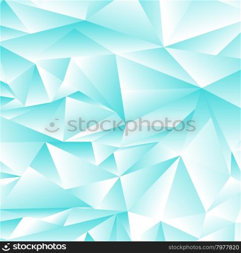 Abstract Green Polygonal Background. Abstract Green Polygonal Pattern. Abstract Green Polygonal Background