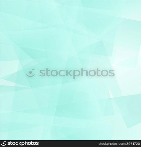 Abstract Green Polygonal Background. Green Geometric Pattern. Abstract Green Polygonal Background