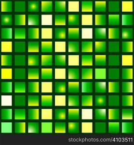 Abstract green tile illustration ideal as a seamless background