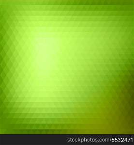 Abstract Green Triangle Background, Vector Illustration EPS 10