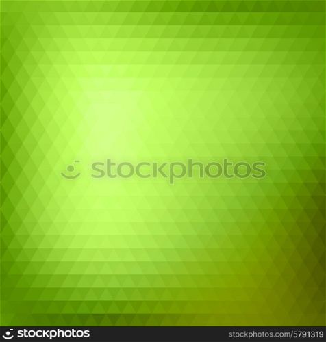 Abstract Green Triangle Background, Vector Illustration EPS 10