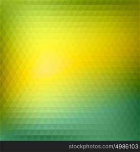 Abstract Green Triangle Background, Vector Illustration EPS 10. Abstract Green Triangle Background