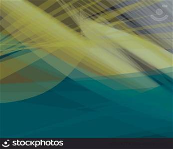 Abstract green vector background banner, transparent wave lines shapes for brochure, website, flyer design and business card. Green smoke wave form. Green wavy shapes background striped.