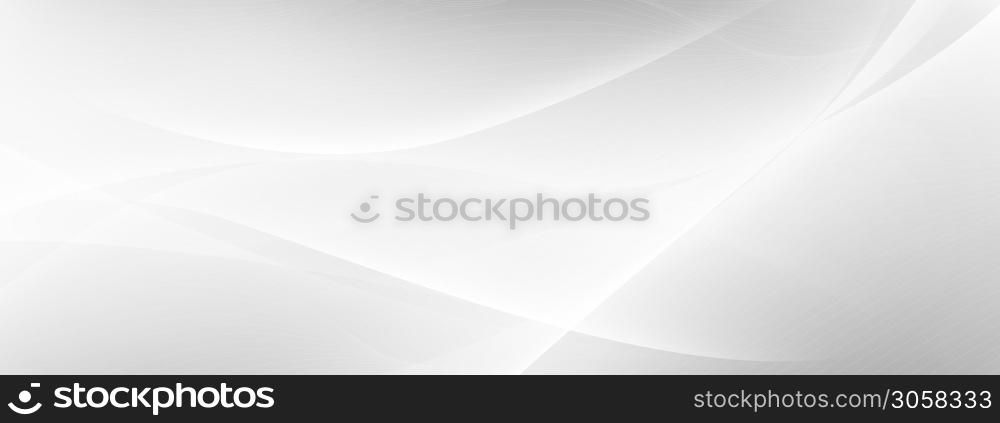 Abstract grey and background poster with dynamic waves. technology network Vector illustration.
