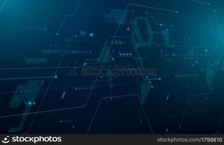 Abstract grey background poster with dynamic. technology data network Vector illustration.