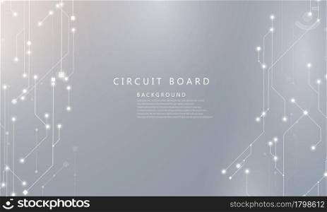 Abstract grey background poster with dynamic. technology data network Vector illustration.