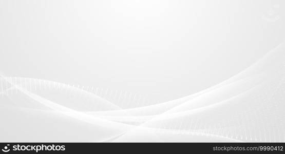 Abstract grey background poster with dynamic. technology network Vector illustration.