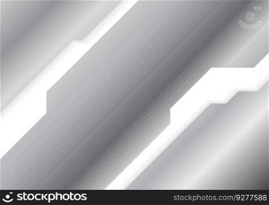 Abstract grey metallic steel texture background Vector Image
