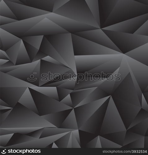 Abstract Grey Polygonal Background. Abstract Grey Polygonal Pattern. Abstract Grey Polygonal Pattern