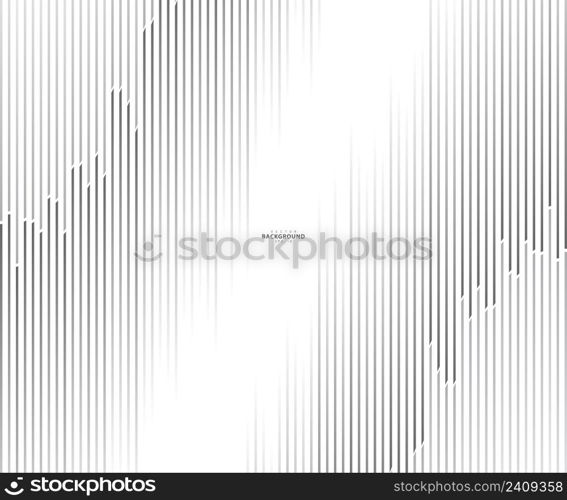 Abstract grey white waves and lines pattern for your ideas, template background texture