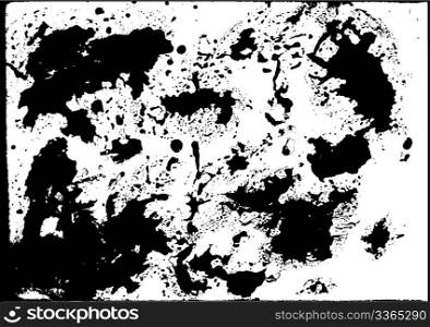 Abstract grunge background. Black-and-white palette. Vector illustration.