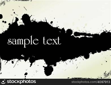 abstract grunge background made from splashes - vector illustration